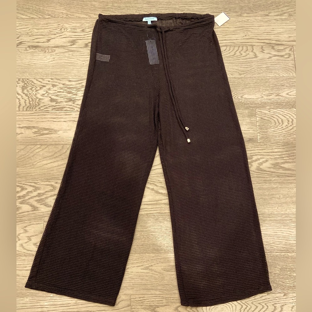 Ellen Weaver Net Woven Swim Pants NWT